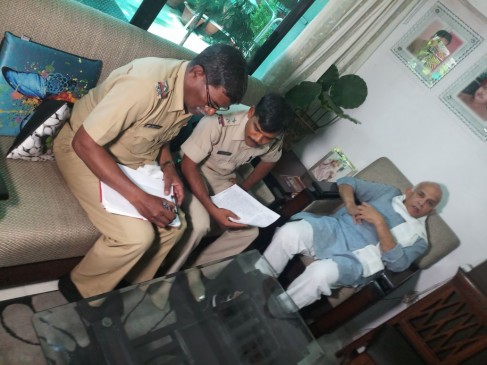 Congress leader Ranjit Deshmukh lodged a complaint on his son