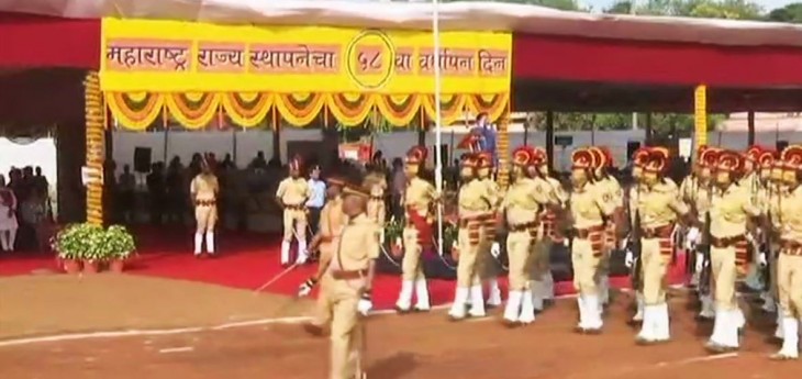 grand celebration at shivaji park in mumbai on maharashtra day