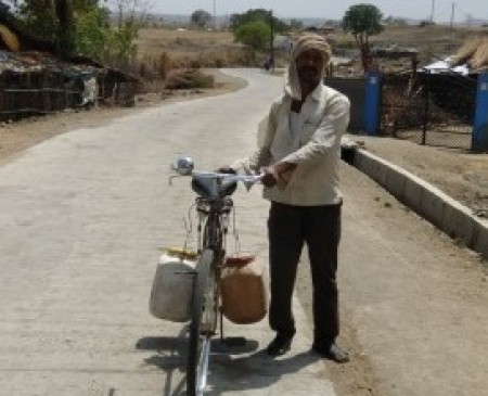 people of the village have to wander for water due to drying