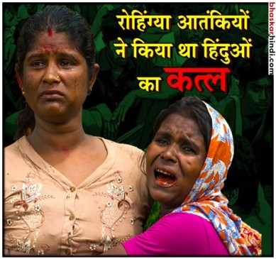 रोहिंग्या उग्रवादियों ने हिंदुओं का किया कत्लेआम, एमनेस्टी ने किया दावा