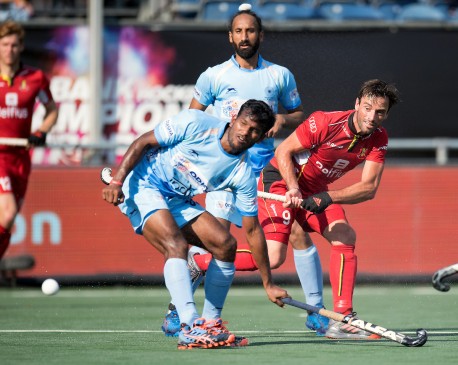 Hockey Champions Trophy in 2018 : Belgium stopped India on draw