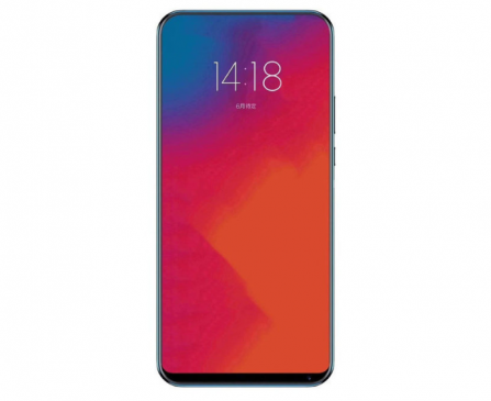 Lenovos VP reveals the shiny and colorful glass back of the Z5. Lenovos VP reveals the shiny and colorful glass back of the Z5.