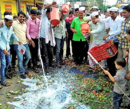 Ministers appeal, instead of throwing on road, milk-vegetable distribute in poor