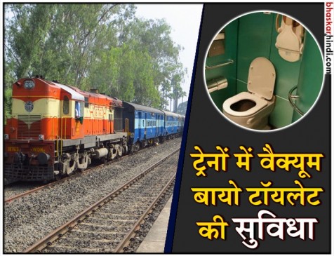 अब भारतीय ट्रेनों के टॉयलेट में भी मिलेगी हवाई जहाज जैसी सुविधा अब भारतीय ट्रेनों के टॉयलेट में भी मिलेगी हवाई जहाज जैसी सुविधा