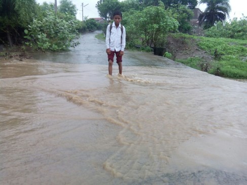 Student are struggling to reach school because of no reach road