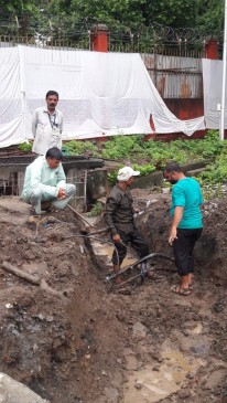 Finally the landline of CM office started after the repairing