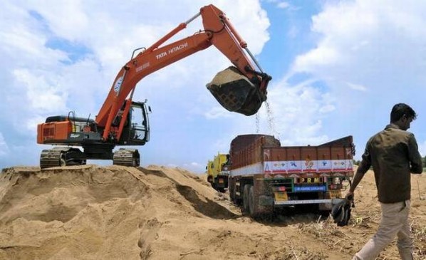 Crores rupees worth of sand auctions in jabalpur district mp
