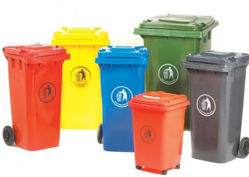 Message of cleanliness is spread by distributed dustbin