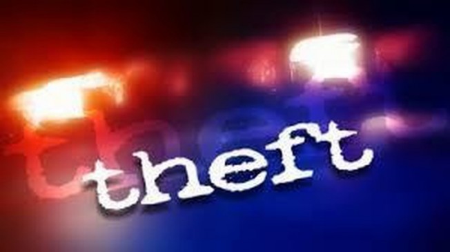 The thieves, entered strong room by breaking lock and stole a gun
