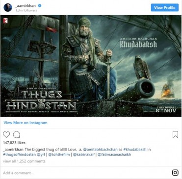 आमिर ने बताया बिग बी को सबसे बड़ा ठग, ठग्स ऑफ़ हिन्दोस्तान का फर्स्ट मोशन पोस्टर रिलीज आमिर ने बताया बिग बी को सबसे बड़ा ठग, ठग्स ऑफ़ हिन्दोस्तान का फर्स्ट मोशन पोस्टर रिलीज