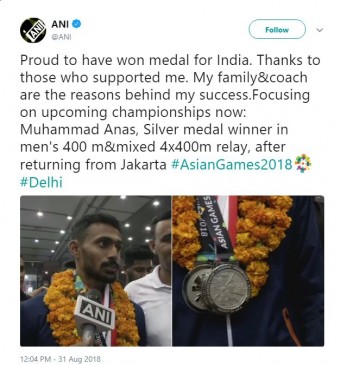 Asian Games 2018 : स्वदेश वापसी पर एथलीटों का आईजीआई एयरपोर्ट पर जोरदार स्वागत Asian Games 2018 : स्वदेश वापसी पर एथलीटों का आईजीआई एयरपोर्ट पर जोरदार स्वागत