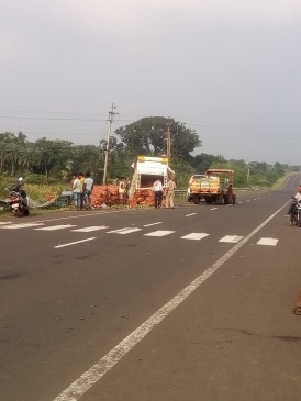 high speed pickup hit the bike riders on Sunday evening