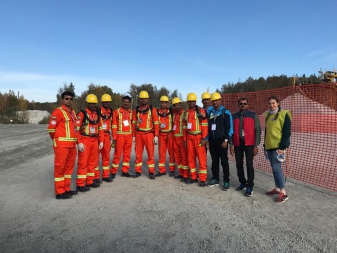 pench and kanha rescue team in the 11th International Mine Rescue Competition