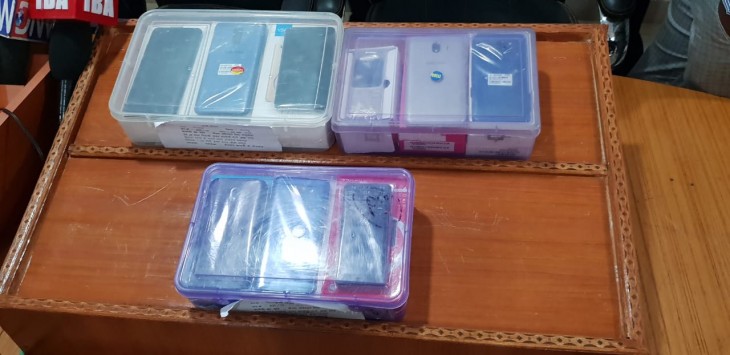 a thief arrested in mobile stealing case of one lakh rupee in mp