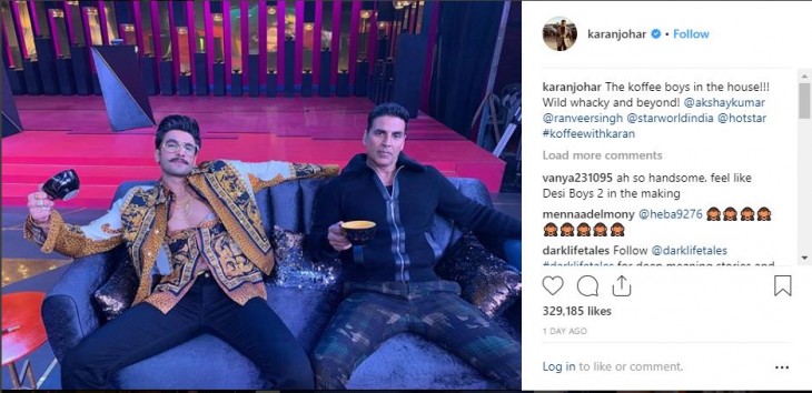 करण के चैट शो में दिखेगी आलिया-दीपिका और अक्षय-रणवीर की जोड़ी करण के चैट शो में दिखेगी आलिया-दीपिका और अक्षय-रणवीर की जोड़ी