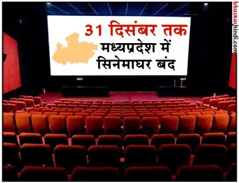 31 दिसंबर तक मध्यप्रदेश में नहीं देख पाएंगे कोई भी नई फिल्म, बंद रहेंगे सिनेमाघर