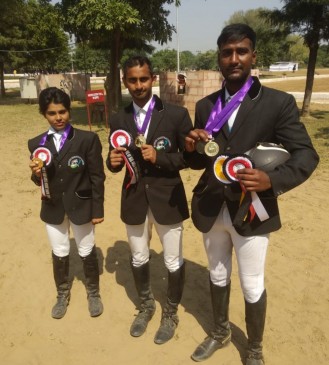 MP players won 18 medals in 61st Sub Area Horse Riding Competition