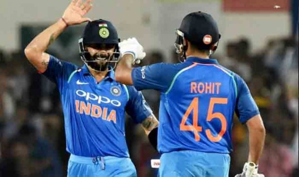 Virat kohli said, if Rohit sharma at the other end then any target is easy to achieve
