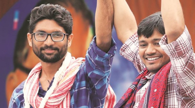 clash and marpit in rally of kanhaiya kumar and jignesh mevani