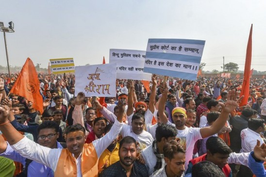 दिल्ली में आज से रथ यात्रा निकालकर राम मंदिर के लिए समर्थन मांगेगा RSS