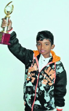 young boy of the city is  winner in the National Dance and Singing Competition