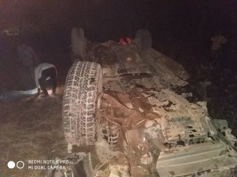 Seven people severely injured in collision of two vehicles