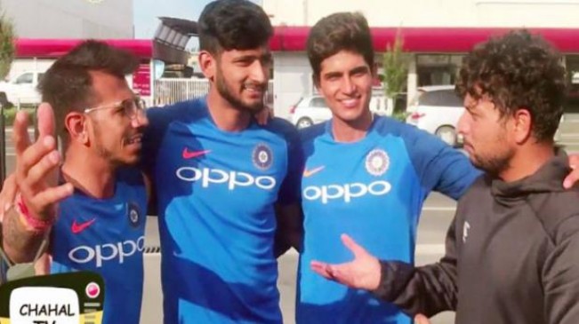 shubhman gill, kuldeep yadav and khaleel ahmed on chahal tv