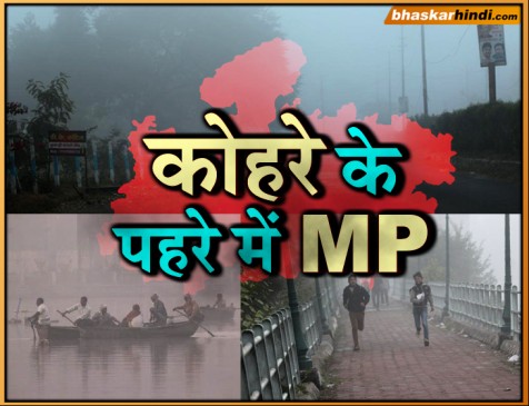 मप्र के कई जिलों में जबरदस्त कोहरा, कई स्थानों पर बारिश