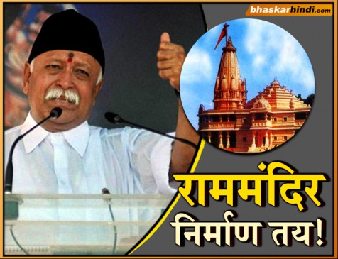 सरकार किसी की भी बने, लोकसभा चुनाव के बाद राम मंदिर निर्माण तय- मोहन भागवत