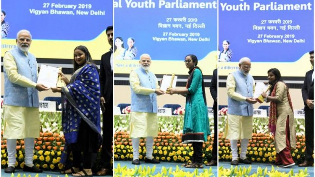 युवा संसद में नागपुर की श्वेता ने हासिल किया पहला स्थान, प्रधानमंत्री ने किया सम्मानित