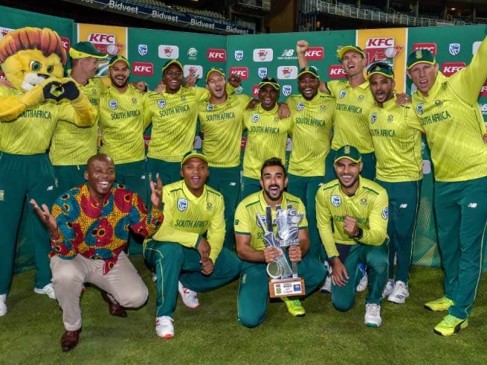 T-20: साउथ अफ्रीका ने श्रीलंका को 45 रनों से हराया, 3-0 से जीती सीरीज