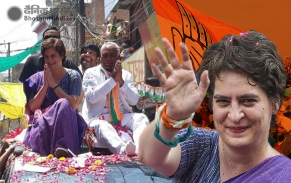 UP: झांसी में प्रियंका गांधी का रोड शो, जनसभा को भी करेंगी संबोधित