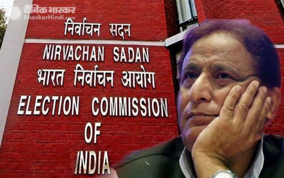 आजम खान पर फिर लगा 48 घंटे का बैन, अधिकारियों को दी थी धमकी