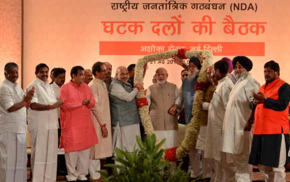 NDA के डिनर प्रोग्राम में बोले मोदी, मेरे लिए तीर्थ यात्रा के जैसा था चुनाव