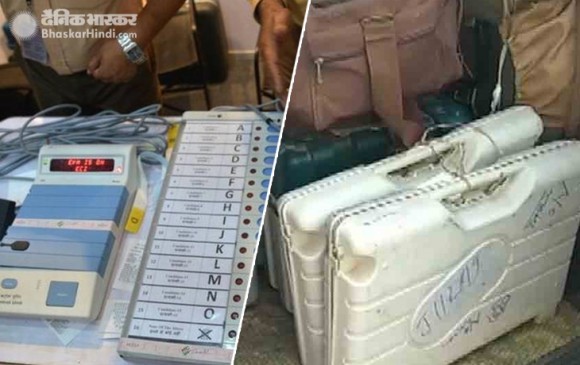 बिहार: वोटिंग के दौरान होटल में मिलीं EVM और VVPAT मशीनें, मजिस्ट्रेट को नोटिस 