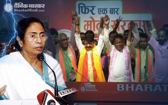 ममता को झटका, TMC के 2 विधायक और 50 पार्षदों ने थामा BJP का दामन