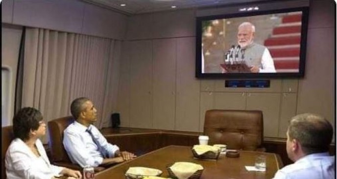 Fake News: पीएम मोदी के शपथग्रहण समारोह को बराक ओबामा ने टीवी पर देखा ?