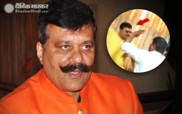 BJP विधायक ने पत्रकार को मारा थप्पड़, कहा- खबर चलाओगे तो जान से मार दूंगा