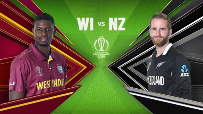 World Cup: न्यूजीलैंड ने वेस्टइंडीज को 5 रन से हराया, विलियमसन ने लगातार दूसरा शतक जड़ा