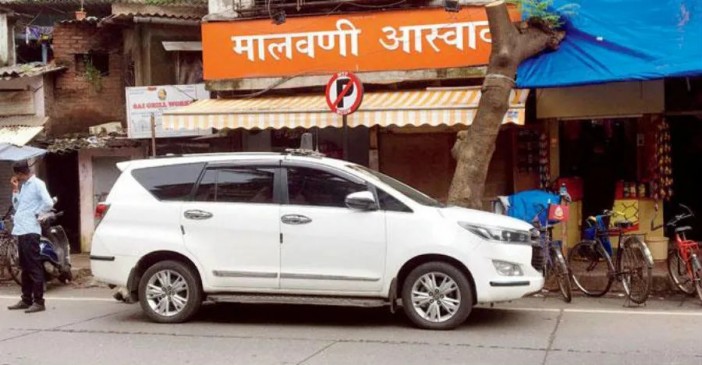 Action taken after photo viral : E-challan issued for Mayors car