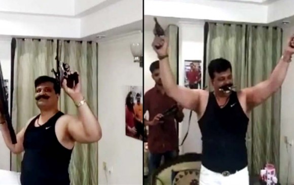 हाथ में बंदूक लेकर डांस करते दिखे बीजेपी MLA प्रणव चैंपियन, वीडियो वायरल
