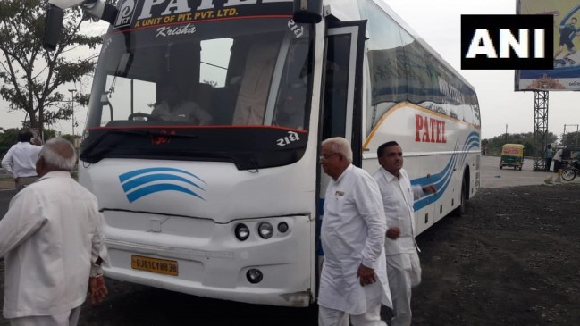 शाह के पहुंचते ही कांग्रेस विधायकों ने छोड़ा गांधीनगर, क्रॉस वोटिंग का डर
