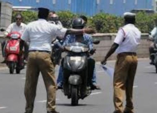 Traffic violators filled two crores fine action taken in 6 months