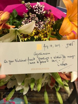 नेशनल अवॉर्ड विनर्स आयुष्मान और विक्की कौशल को अमिताभ ने यूं दी बधाई नेशनल अवॉर्ड विनर्स आयुष्मान और विक्की कौशल को अमिताभ ने यूं दी बधाई