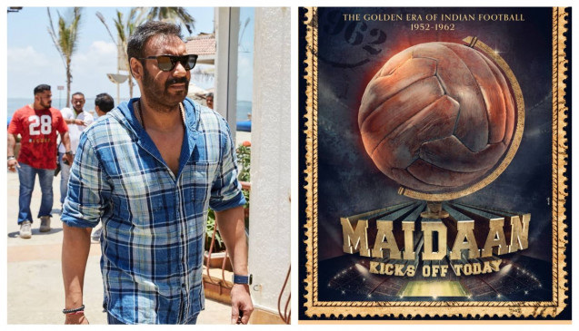 अजय ने शुरु की मैदान की शूटिंग, सोशल मीडिया पर शेयर किया पोस्टर