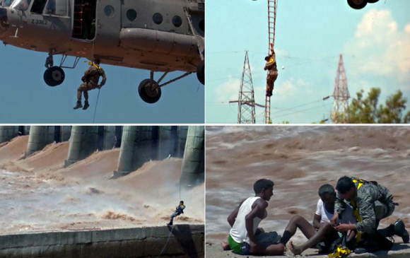 जम्मू-कश्मीर: तवी नदी पर एयरफोर्स ने ऐसे बचाई लोगों की जान, देंखे वीडियो जम्मू-कश्मीर: तवी नदी पर एयरफोर्स ने ऐसे बचाई लोगों की जान, देंखे वीडियो