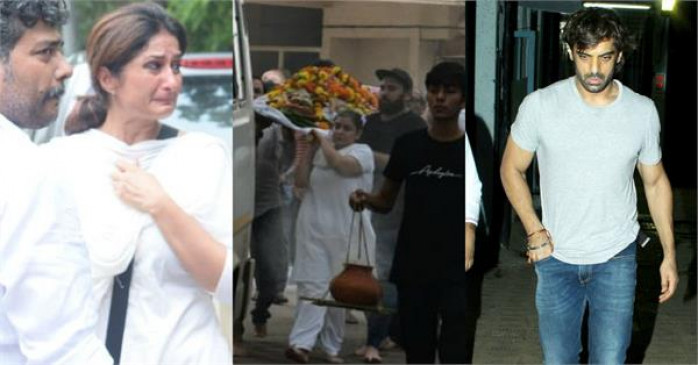 विद्या सिन्हा के अंतिम दर्शन में पहुंचे ये सेलेब्स, नम आंखों से दी विदाई