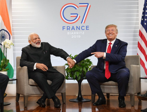 G-7: ट्रंप ने किया ऐसा मजाक, देर तक ठहाके लगाते रहे मोदी