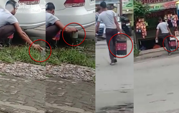 पानीपुरी खाने वाले हो जाएं सावधान,  यहां सड़क किनारे जमा पानी का किया जा रहा इस्तेमाल