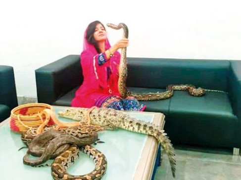 Warrant issued to Pakistani singer fond of snakes